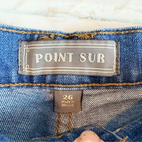 J. Crew (Point Sur) | Wide-Leg Cropped Jean w Chewed Hems, 26 - Picture 6 of 12